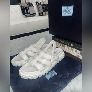 Prada Puffer Sandals